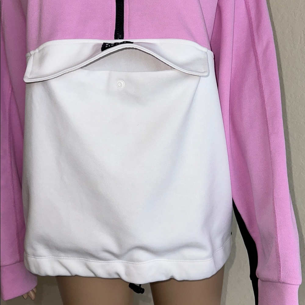 NWT DKNY Pink and White Half-Zip Top Size XXL - Picture 7 of 15